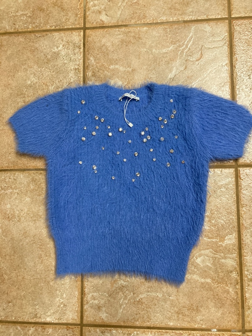 ZARA Beaded/Embellished Sweater/Top Bundle Sz S - Picture 3 of 4